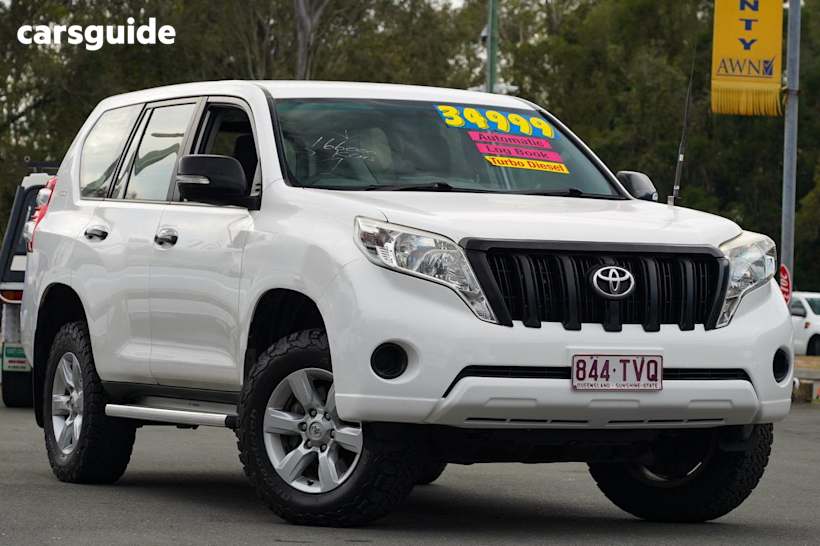 White 2014 Toyota Landcruiser Prado Wagon Gx (4X4)