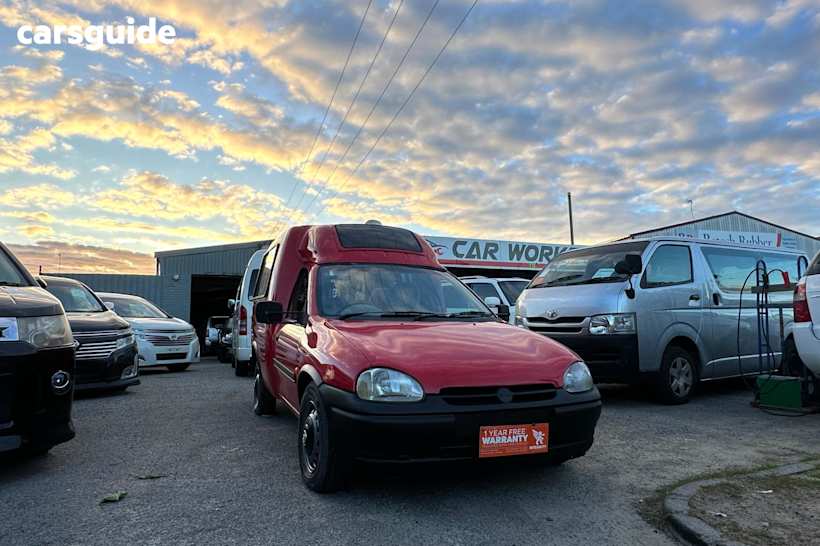 Red 2001 Holden Combo WHEEL CHAIR RAMP SUV