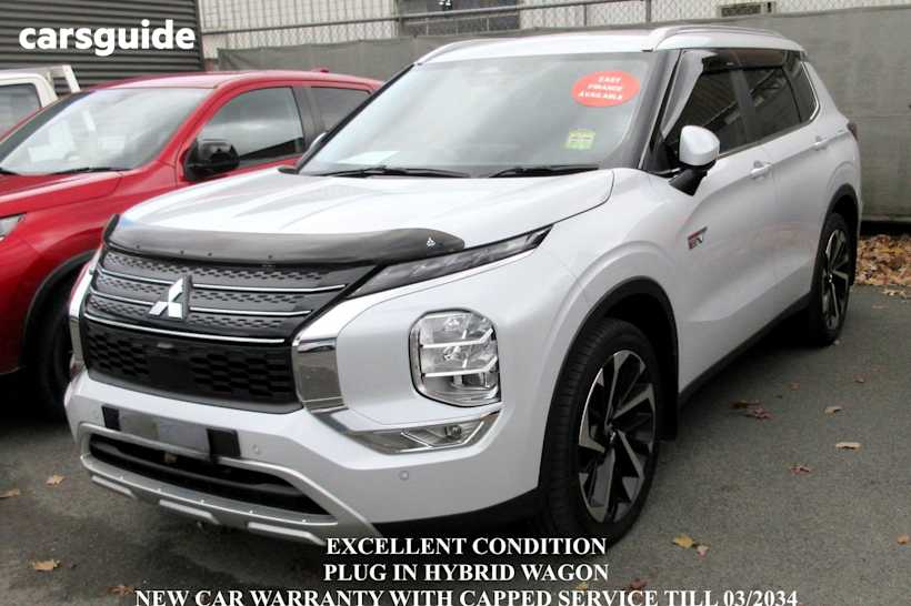 White 2024 Mitsubishi Outlander Wagon Phev Aspire 5 Seat (Awd)