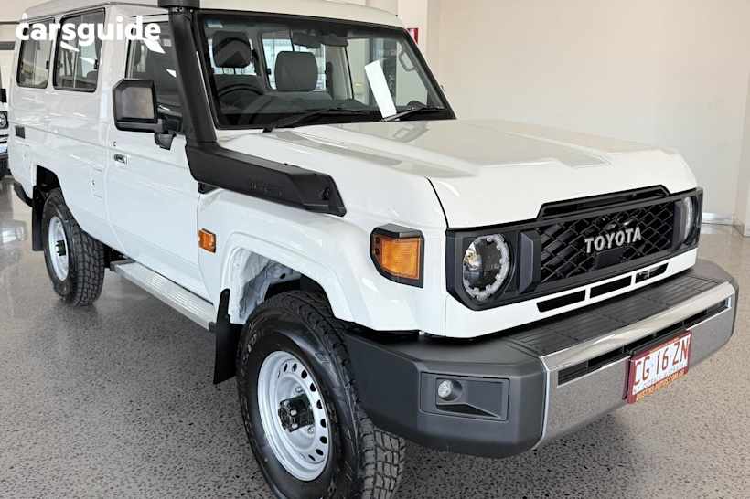 White 2025 Toyota Landcruiser SUV GXL TROOPCARRIER 4X4