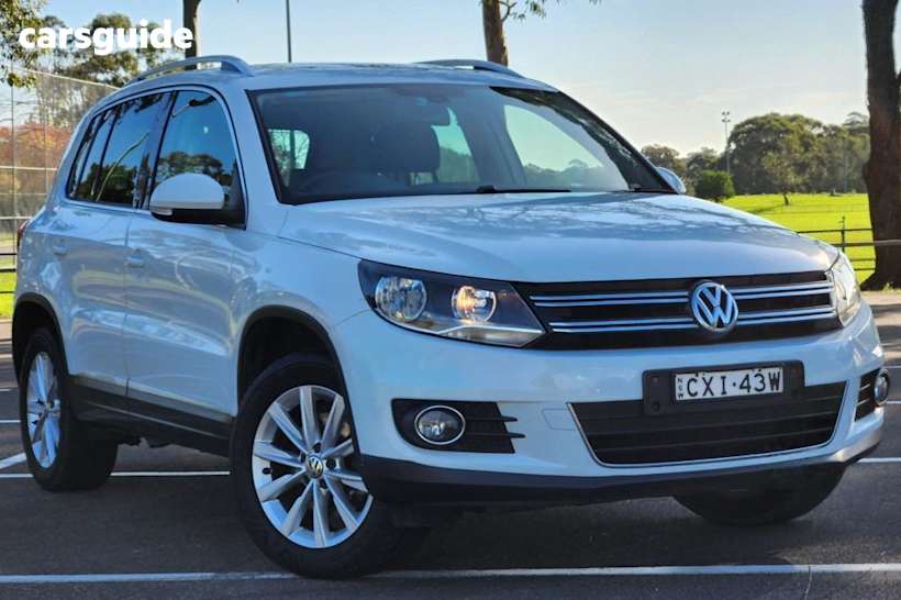 White 2014 Volkswagen Tiguan Wagon 130 Tdi (4X4)