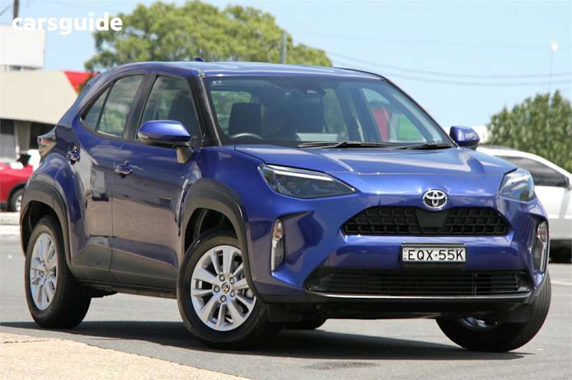 Blue 2021 Toyota Yaris Cross SUV GX F
