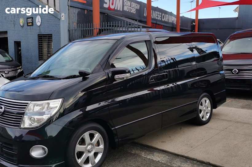 Black 2009 Nissan Elgrand OtherCar HIGHWAY STAR