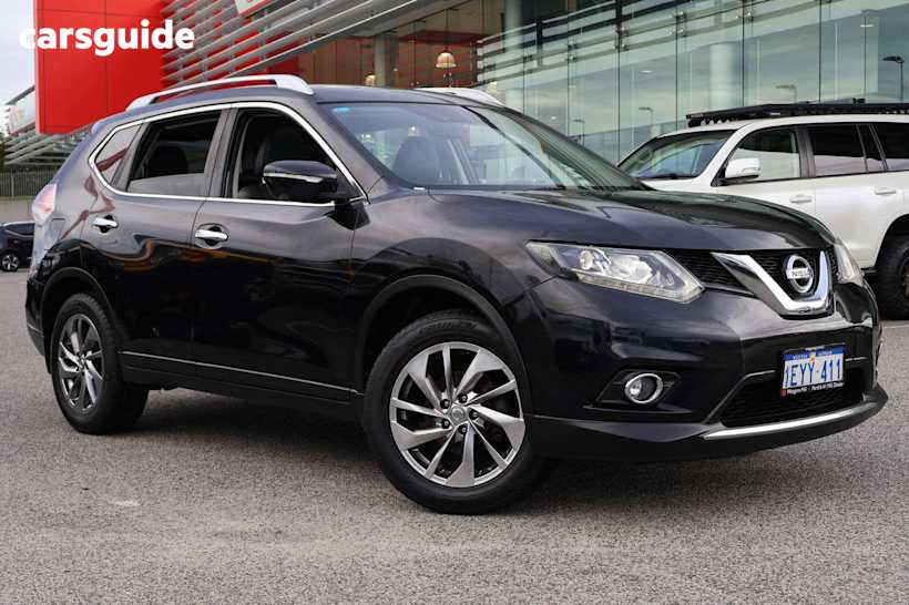Black 2015 Nissan X-Trail SUV TI 4X4
