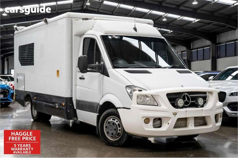 White 2011 Mercedes-Benz Sprinter Ute Tray 519CDI R