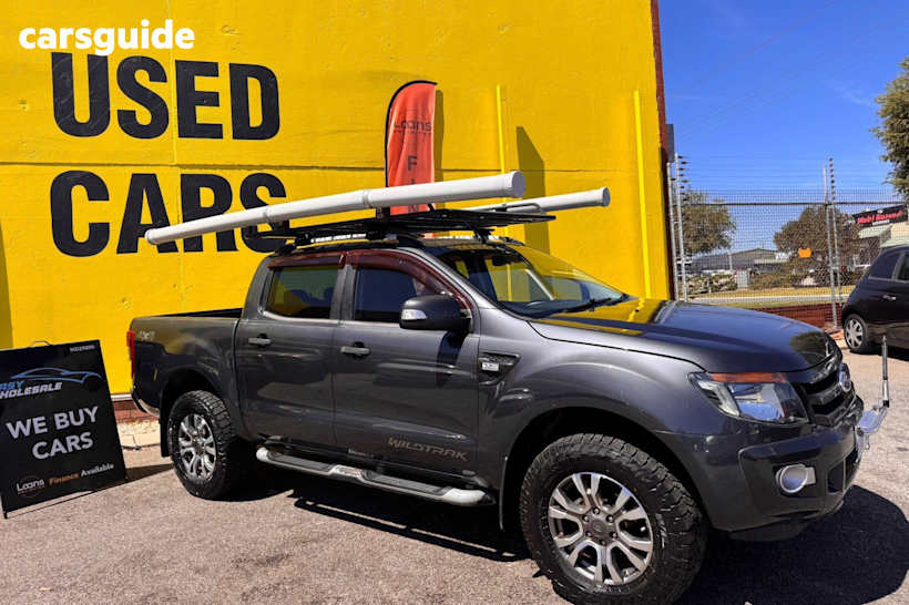 Grey 2012 Ford Ranger Ute Tray WILDTRAK 4X4