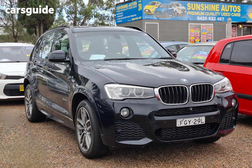 Black 2016 BMW X3 Wagon Xdrive 20D