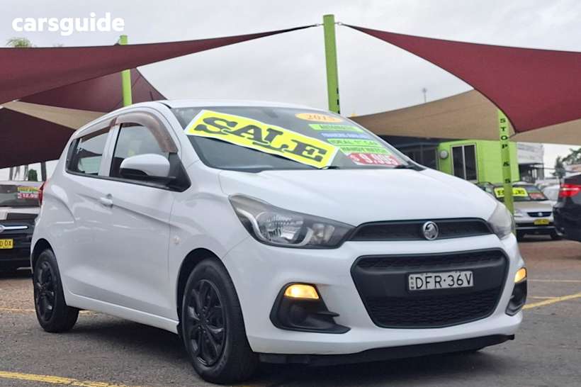 White 2015 Holden Spark Hatch LS F