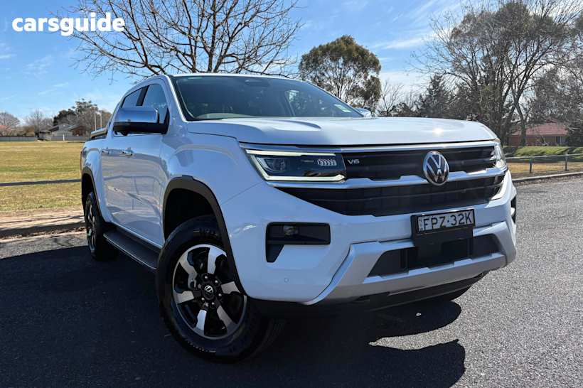 White 2024 Volkswagen Amarok Ute Tray TDI600 STYLE 4X4