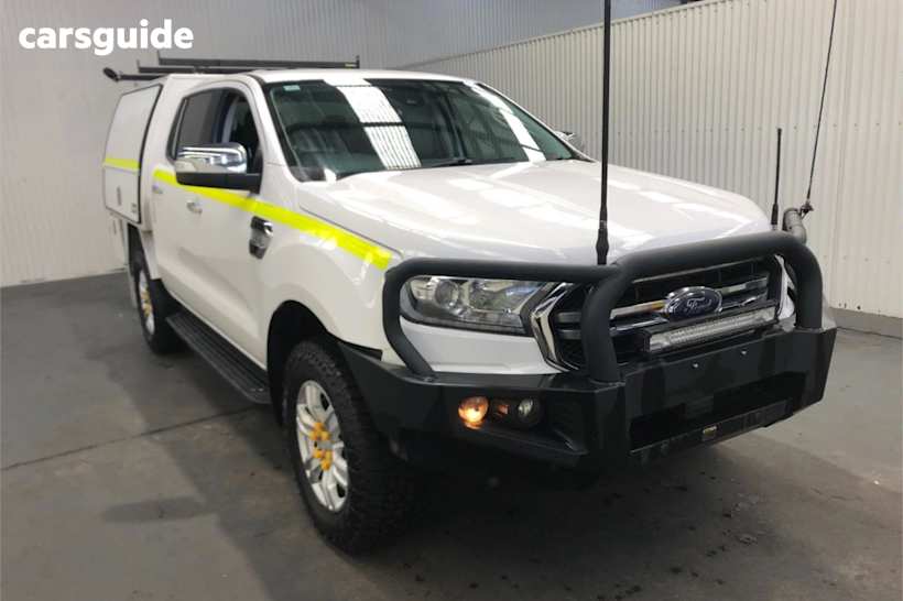 White 2019 Ford Ranger Ute Tray XLT 4X4