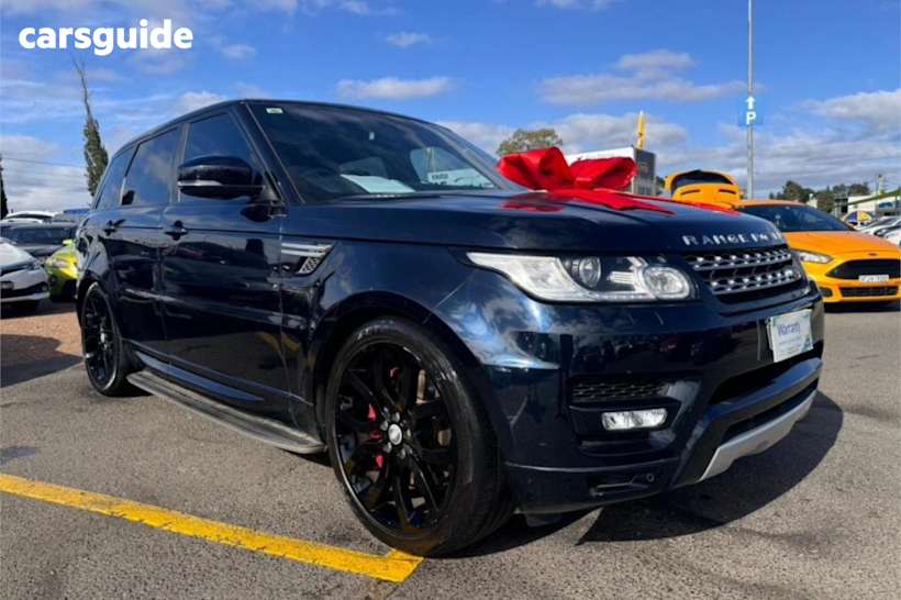 Black 2014 Land Rover Range Rover Sport SUV SDV6 HSE 4X4