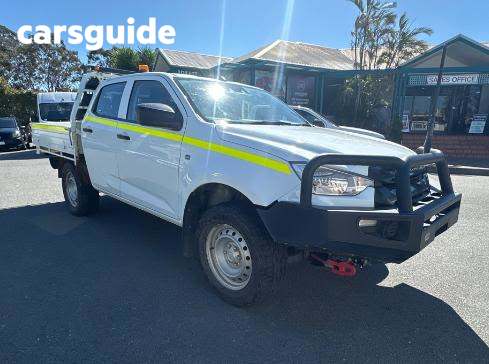 White 2022 Isuzu D-MAX Ute Tray SX 4X4