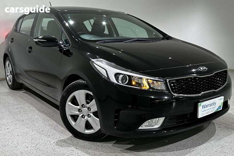 Black 2016 Kia Cerato Hatch S F