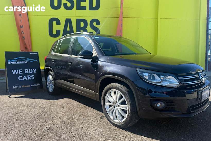 Black 2012 Volkswagen Tiguan SUV 132 TSI PACIFIC 5NC MY12