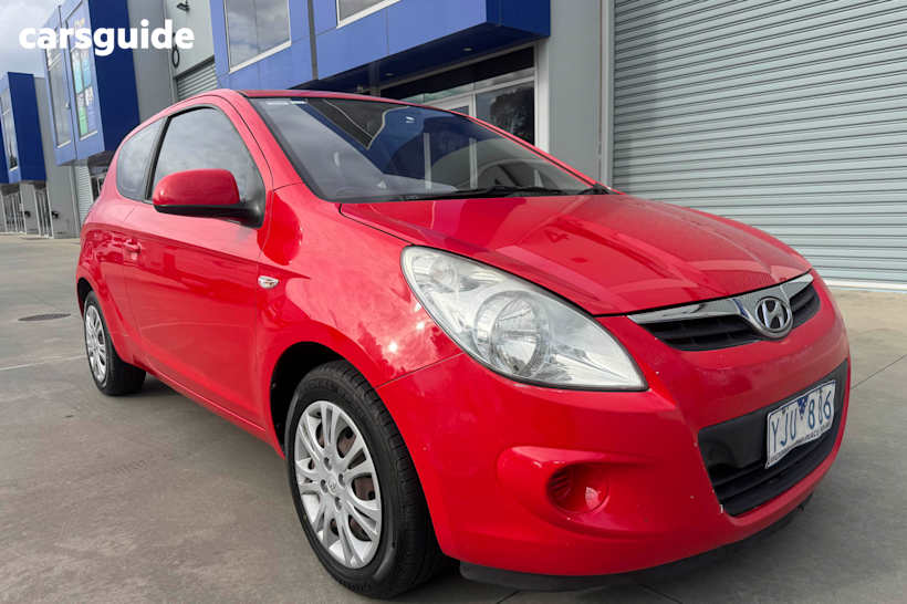 Red 2011 Hyundai I20 Hatch ACTIVE F