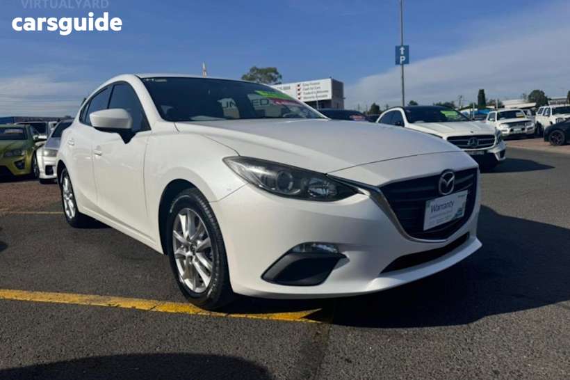 White 2015 Mazda Mazda3 Sedan NEO F