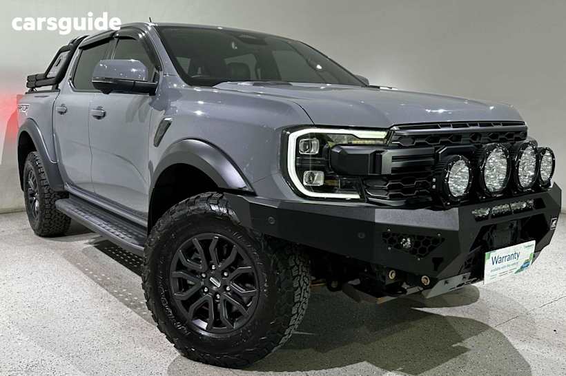 Grey 2023 Ford Ranger Ute Tray RAPTOR 4X4