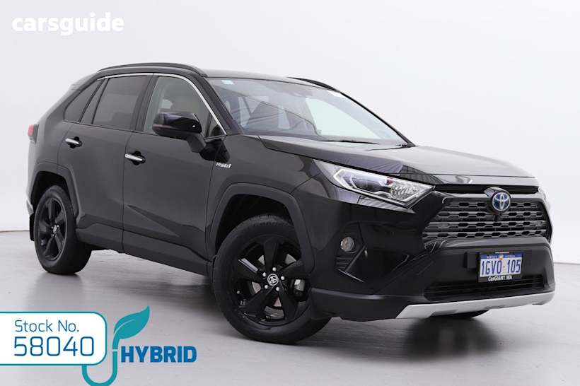 Black 2019 Toyota RAV4 Wagon Cruiser Awd Hybrid