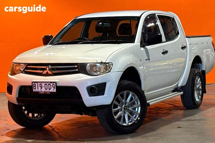 White 2012 Mitsubishi Triton Double Cab Utility Glx
