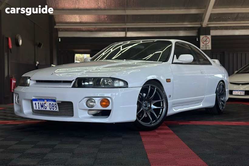 White 1996 Nissan Skyline Sedan GTS-T R