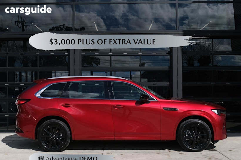 Red 2024 Mazda CX-80 SUV G40E GT 4X4