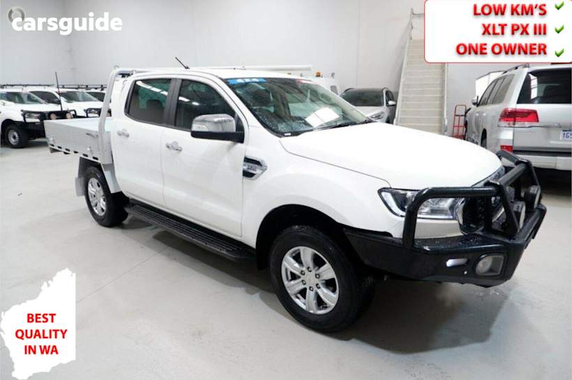 White 2021 Ford Ranger Ute Tray XLT 4X4