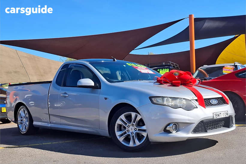 Silver 2010 Ford Falcon Ute Ute Tray FG XR6 UTE SUPER CAB 2DR SPTS AUTO 5SP, 580KG 4.0I