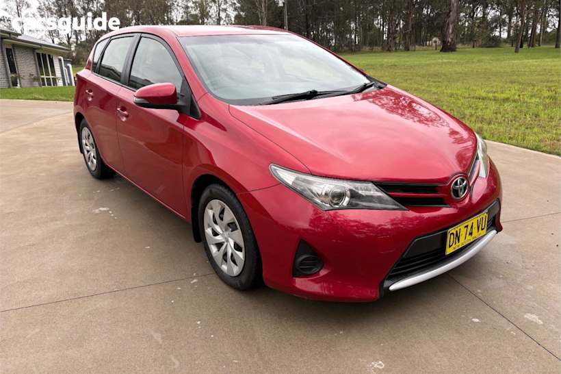 Red 2013 Toyota Corolla Hatch ASCENT F