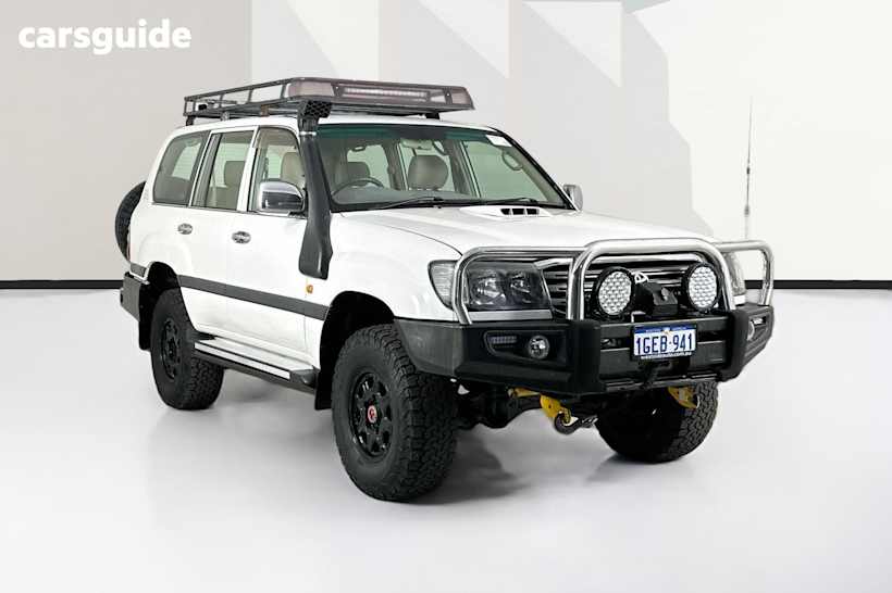 White 2004 Toyota Landcruiser Wagon Gxl (4X4)
