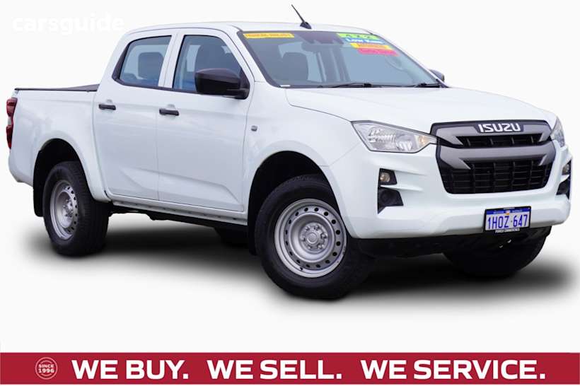 White 2022 Isuzu D-MAX Ute Tray SX HIGH RIDE R