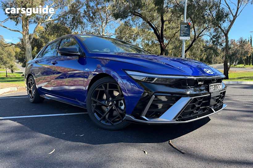Blue 2025 Hyundai I30 Sedan N Line Premium