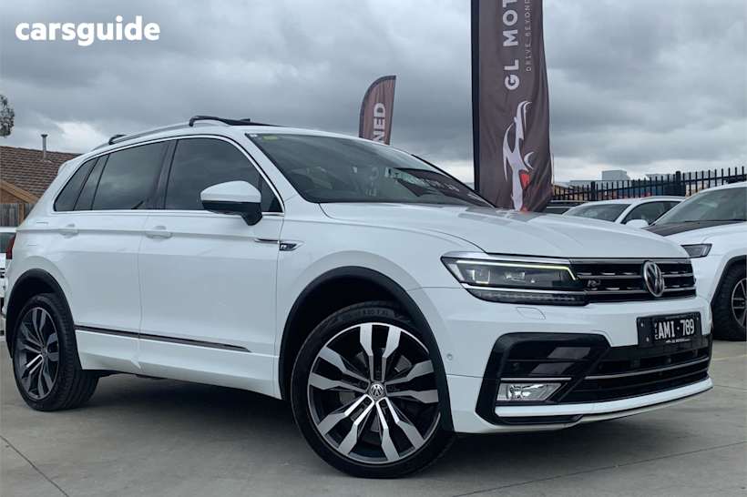 White 2017 Volkswagen Tiguan SUV 140TDI HIGHLINE 4WD