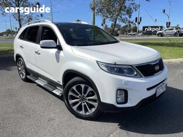 White 2012 Kia Sorento SUV PLATINUM 4X4