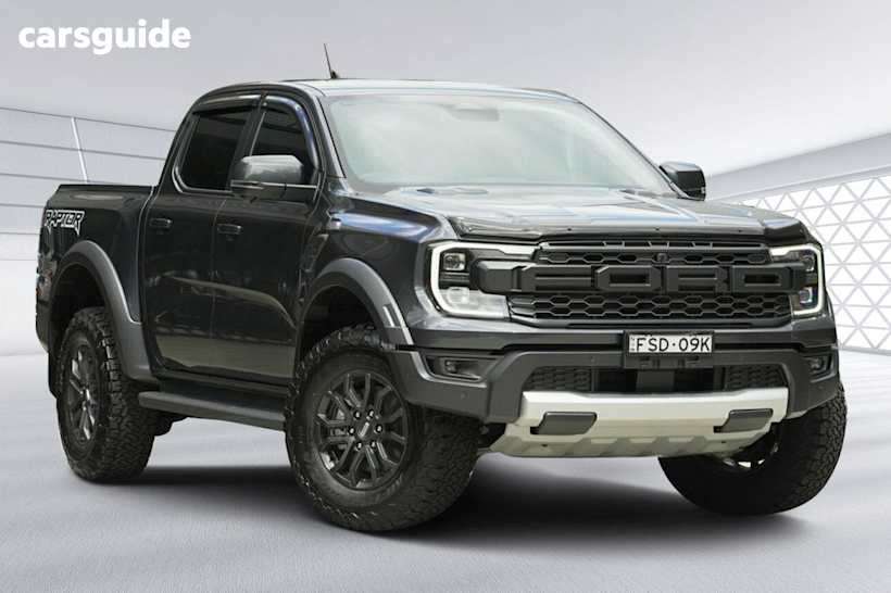 Grey 2024 Ford Ranger Ute Tray RAPTOR 4X4
