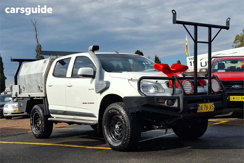 White 2014 Holden Colorado Ute Tray LX