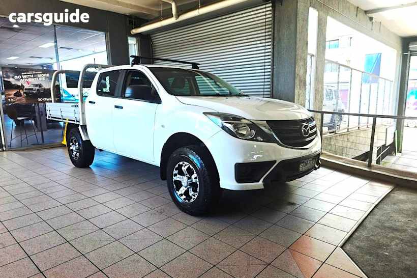 White 2019 Mazda BT-50 Dual Cab Chassis Xt Hi-Rider (4X2) (5Yr)