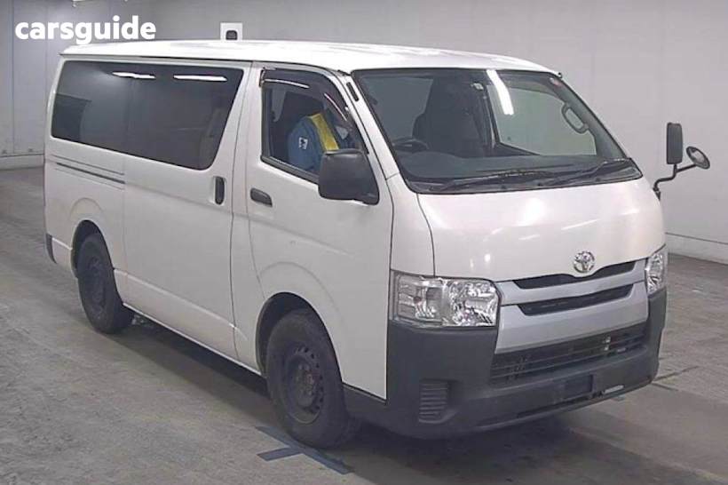 White 2017 Toyota HiAce Commercial GDH VAN 5D LONG DX