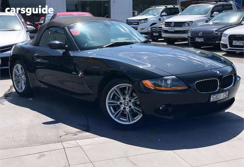 Black 2003 BMW Z4 Roadster 2.5I