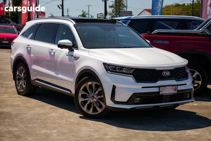 White 2020 Kia Sorento Wagon Gt-Line 7 Seat
