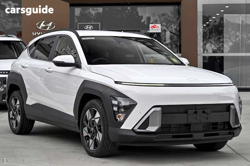 White 2025 Hyundai Kona SUV ELITE F
