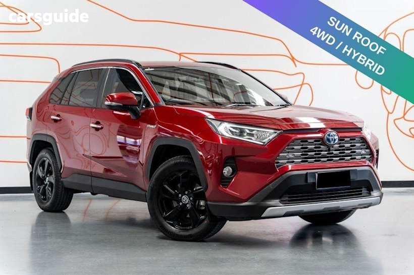 Red 2021 Toyota RAV4 SUV CRUISER 4X4