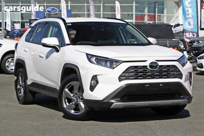 White 2021 Toyota RAV4 SUV GXL F