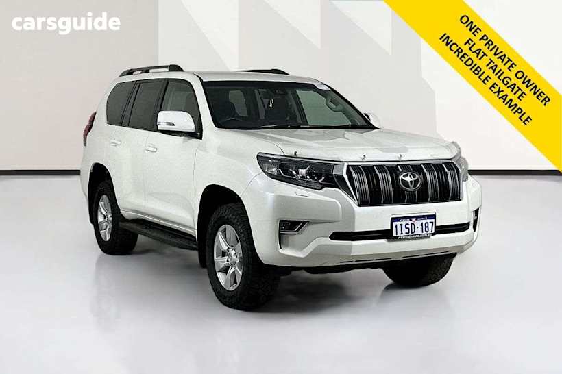 White 2019 Toyota Landcruiser Prado Wagon Gxl (4X4)