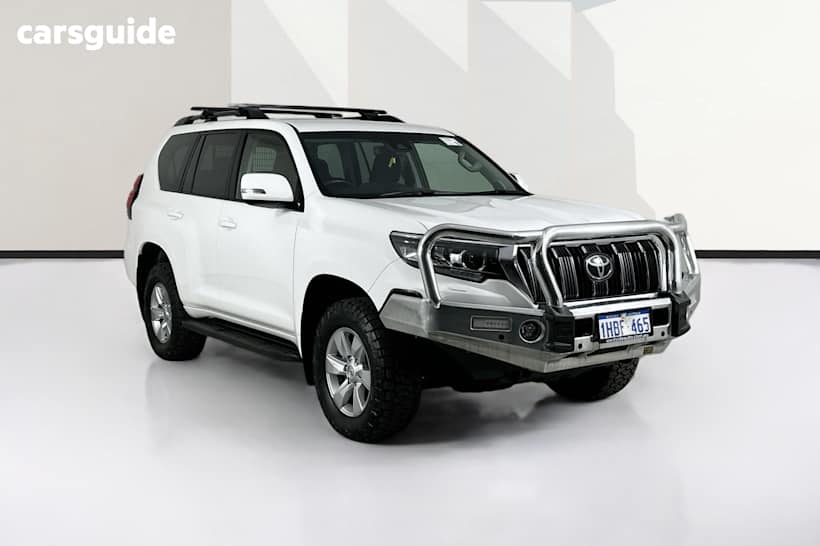 White 2020 Toyota Landcruiser Prado Wagon Gxl