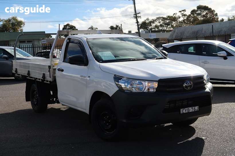 White 2023 Toyota Hilux Cab Chassis Workmate (4X2)