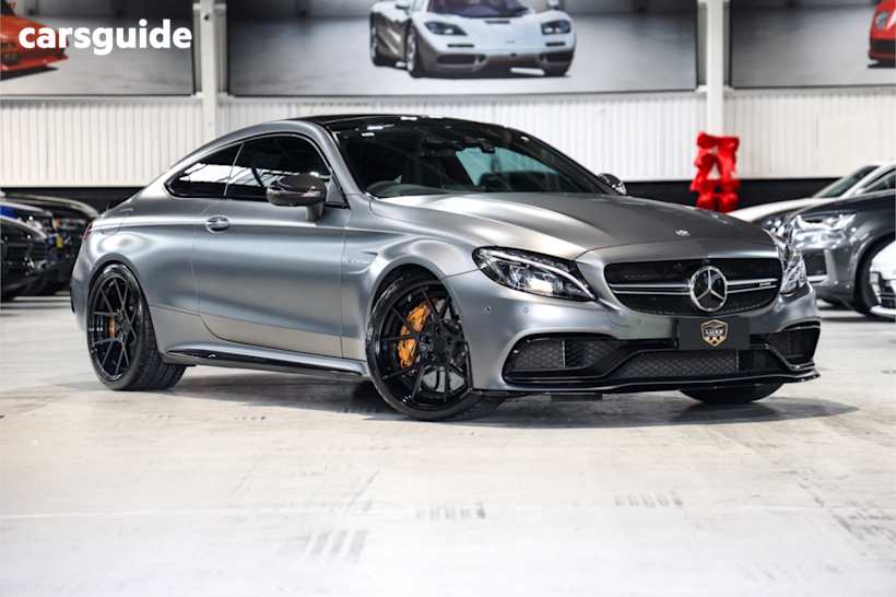 Grey 2016 Mercedes-Benz C63 Coupe S