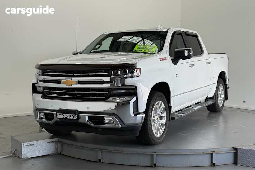 White 2022 Chevrolet Silverado Crew Cab Pickup 1500 Ltz Premium Tech Pack