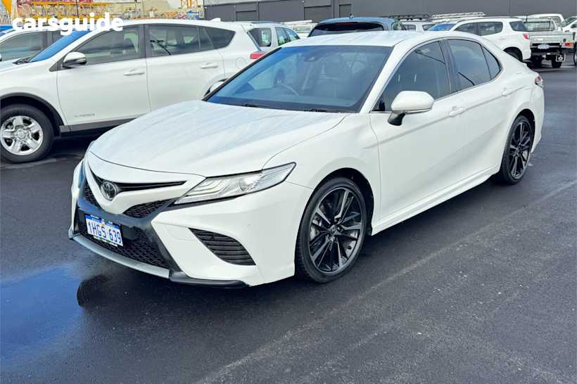 White 2021 Toyota Camry Sedan SX F