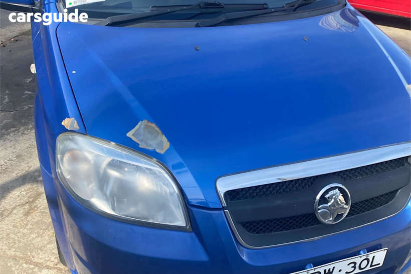 Blue 2009 Holden Barina Sedan
