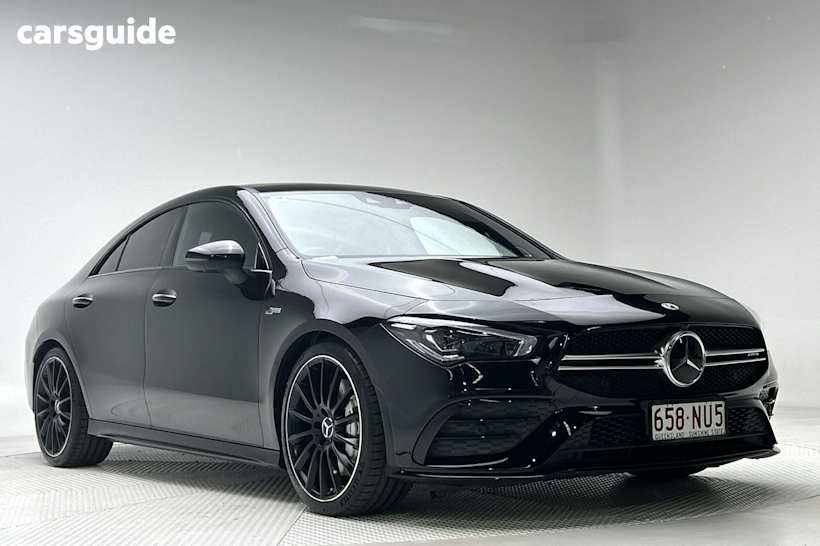 Black 2021 Mercedes-Benz CLA-Class Coupe CLA35 AMG 4WD